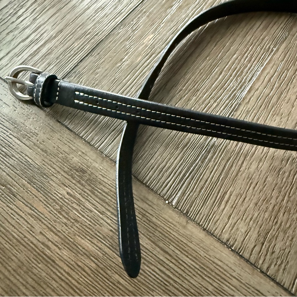 Classic Black Leather Belt
